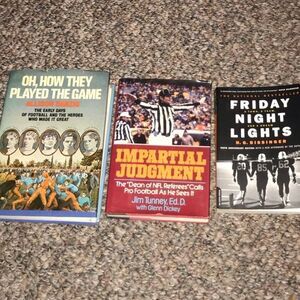 3 Football Books  